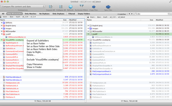 folder comparison mac
